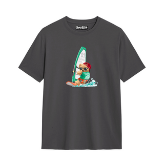 Wind Surfing Bear - Oversize T-shirt