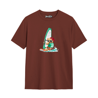 Wind Surfing Bear - Oversize T-shirt