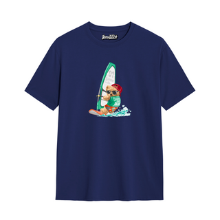 Wind Surfing Bear - Oversize T-shirt