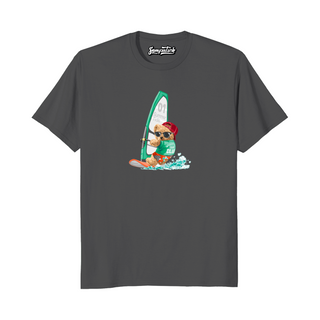 Wind Surfing Bear - Regular T-shirt