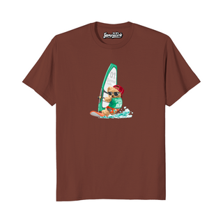 Wind Surfing Bear - Regular T-shirt