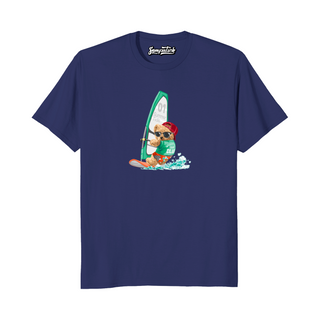 Wind Surfing Bear - Regular T-shirt